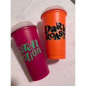 Halloween Starbucks Cups Comes glow in the dark bundle